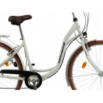 Mestský bicykel 28" Lavida Mahbike Sprick 6 prevodový 18" Biela